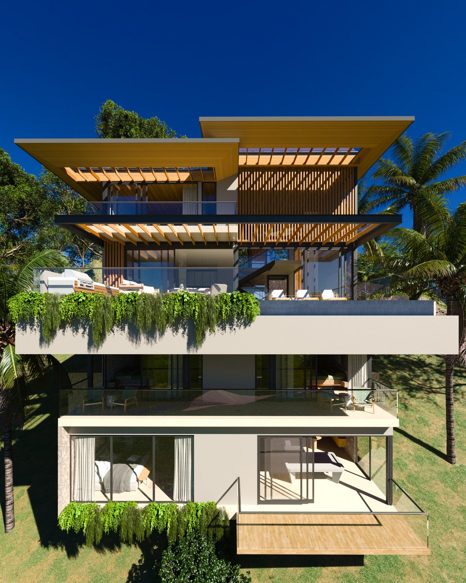 Cantomar Ocean Club — residential architecture, Guanacaste, Costa Rica